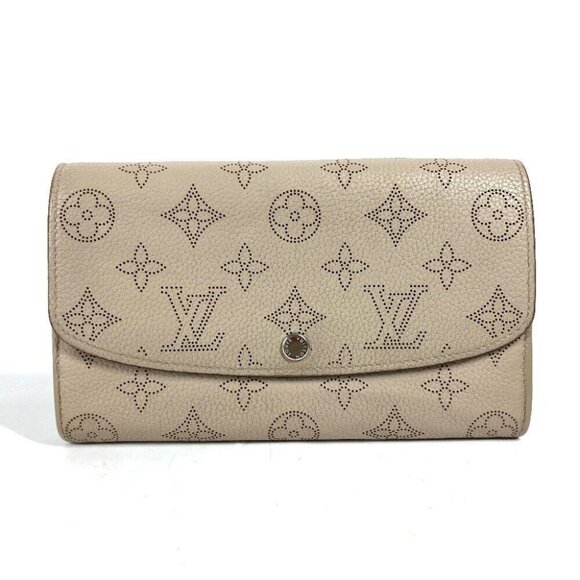 LOUIS VUITTON M60144 MonogramMahina Portefeuille Iris Wallet Flap Long Wallet - Picture 1 of 16